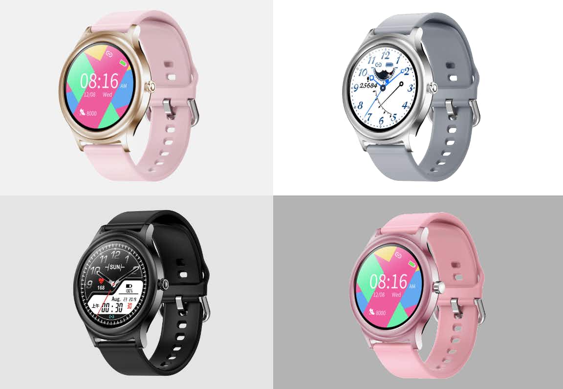 TouchTime Round Smartwatch with Call Notification
