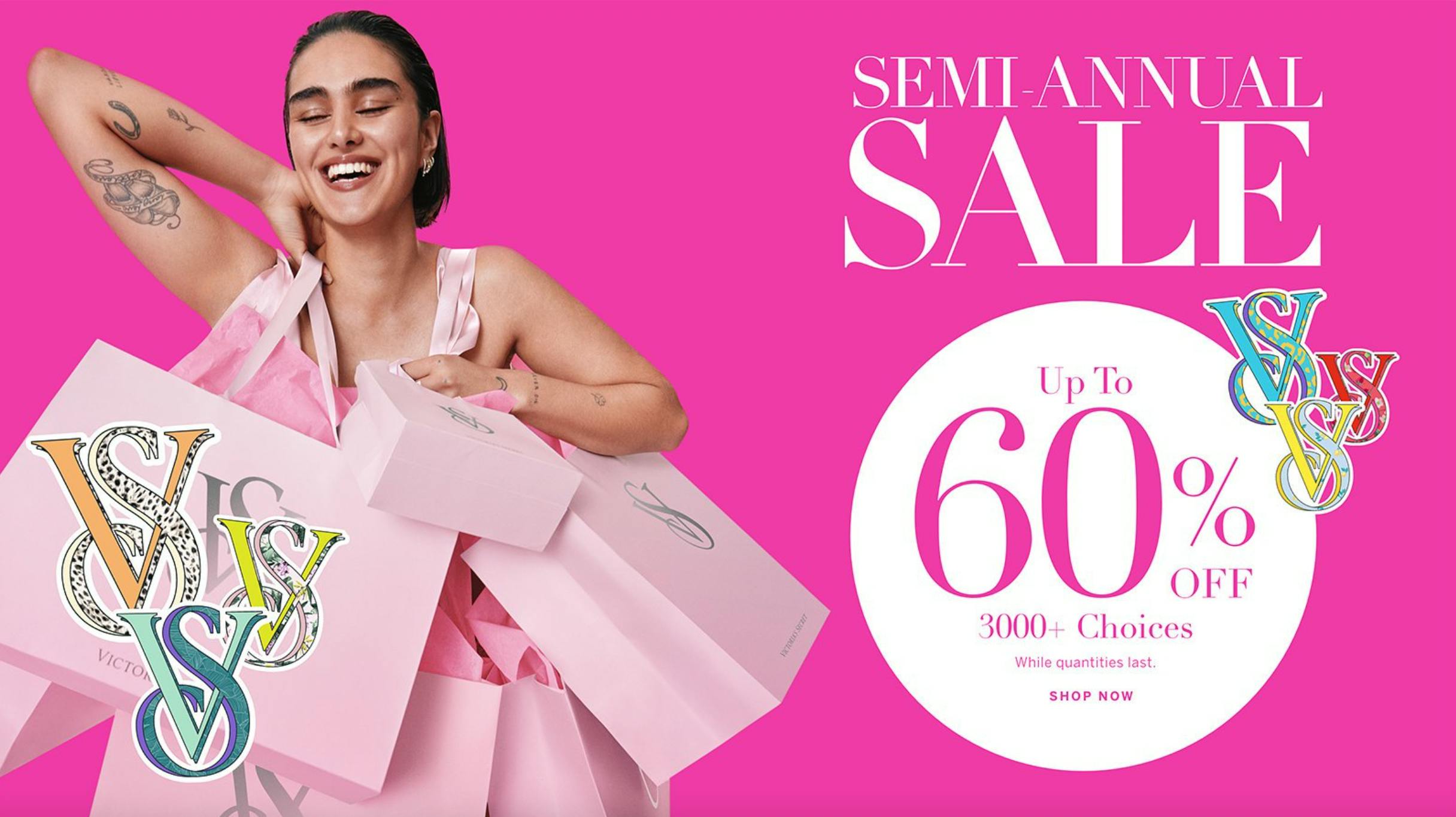 Victoria's Secret Semi-Annual Sale: $3 