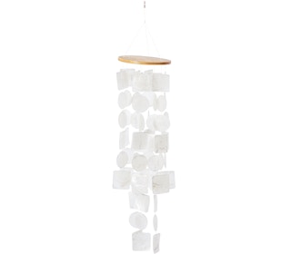 capiz shell wind chime