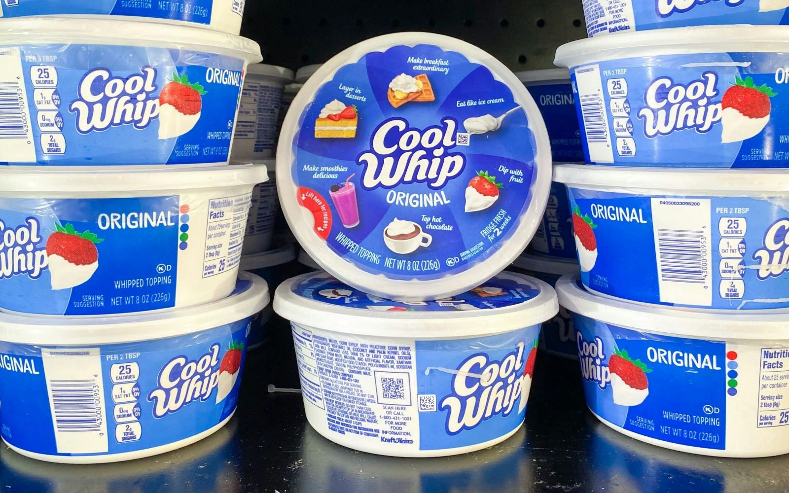 Cool Whip, Only $1.23 at Walmart - The Krazy Coupon Lady