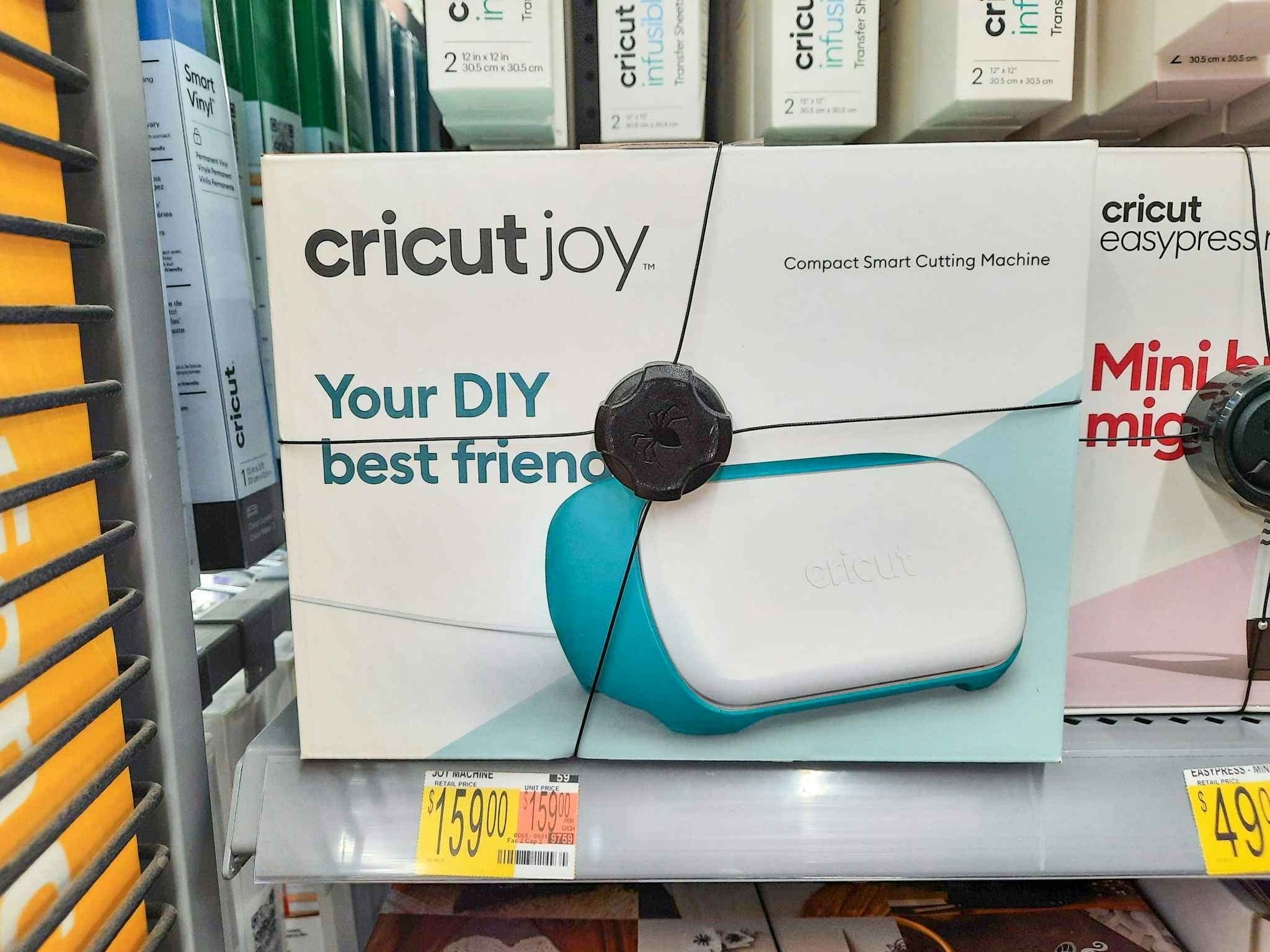Cricut Joy on display at Walmart
