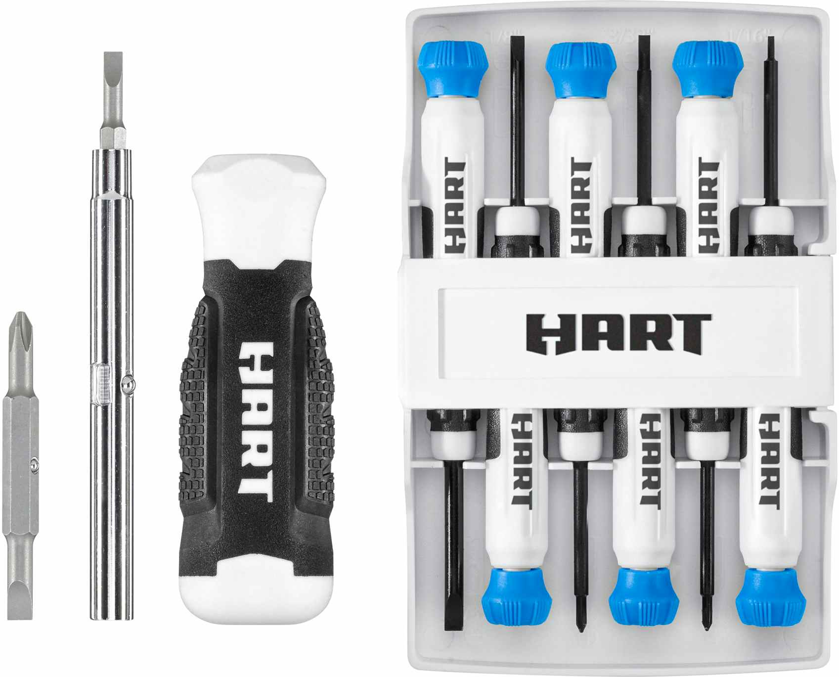 hart 6-in-1 screwdriver set