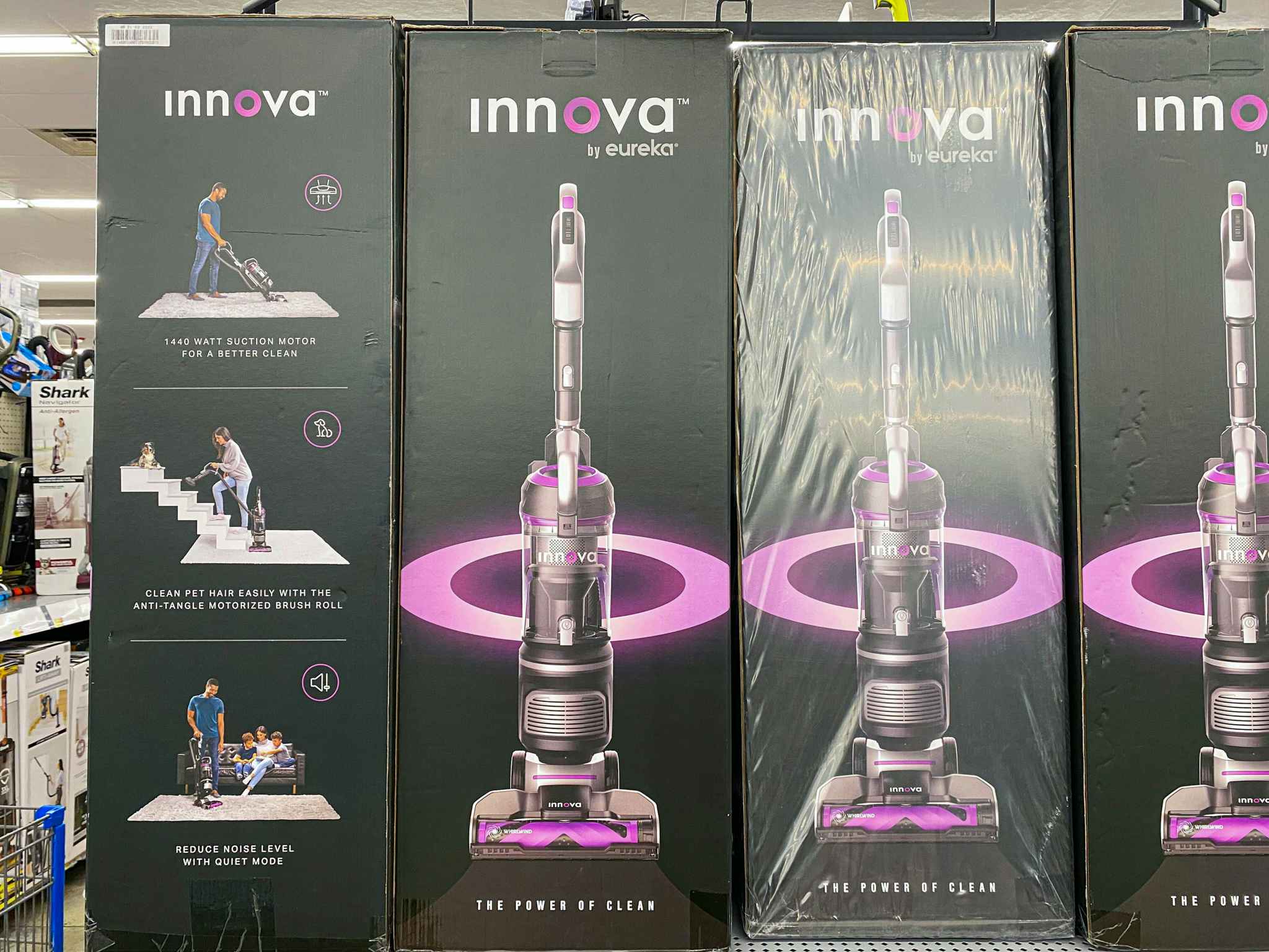 Innova by Eureka Vacuum on display at Walmart