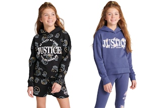 justice fleece hoodies
