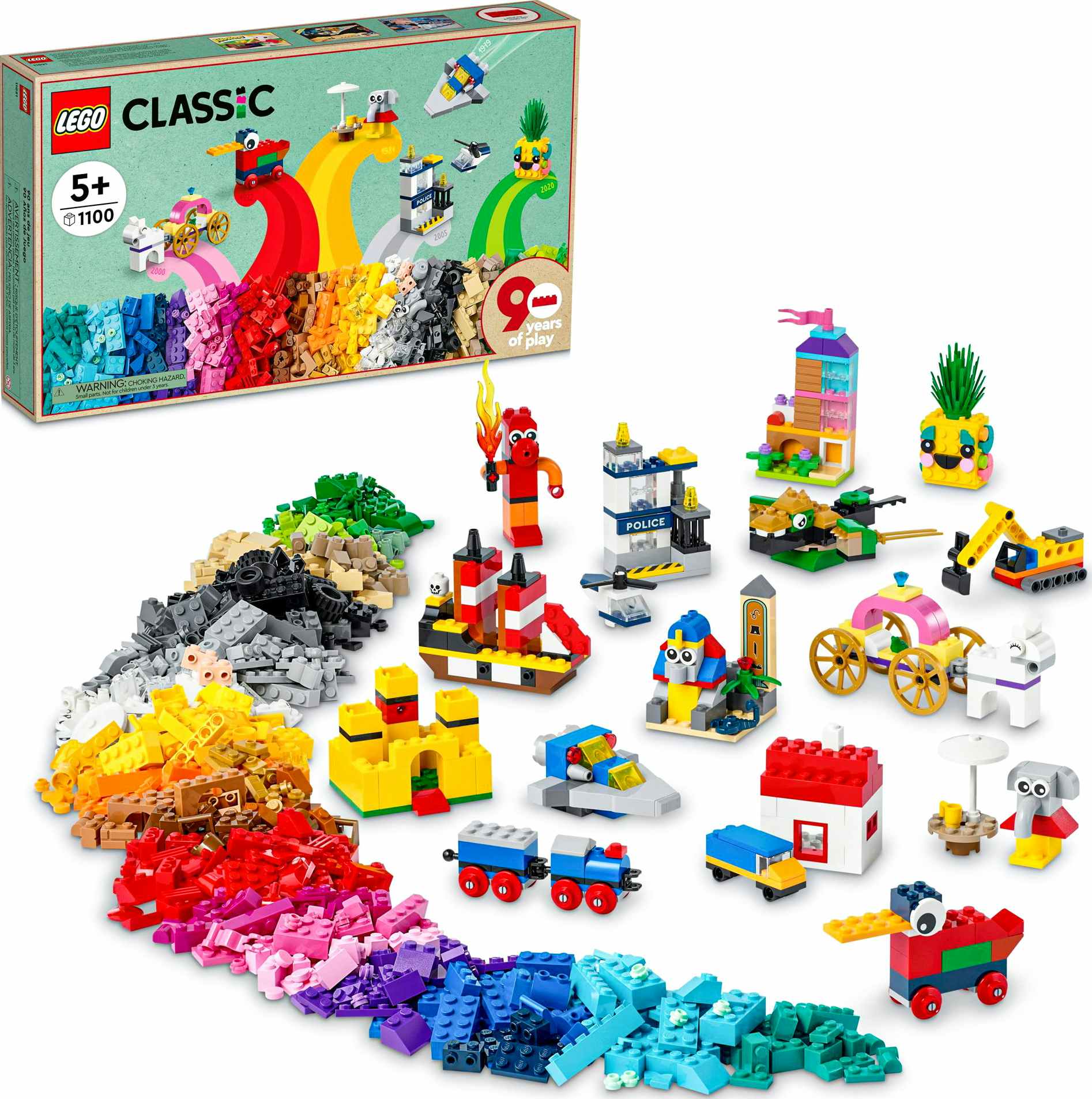 lego classic 90 years of play building set