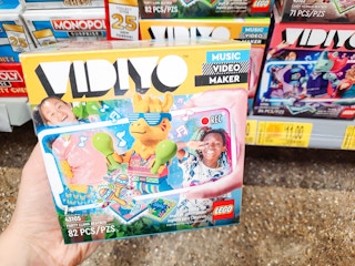 LEGO VIDIYO Llama Beatbox Set held in toy aisle at Walmart
