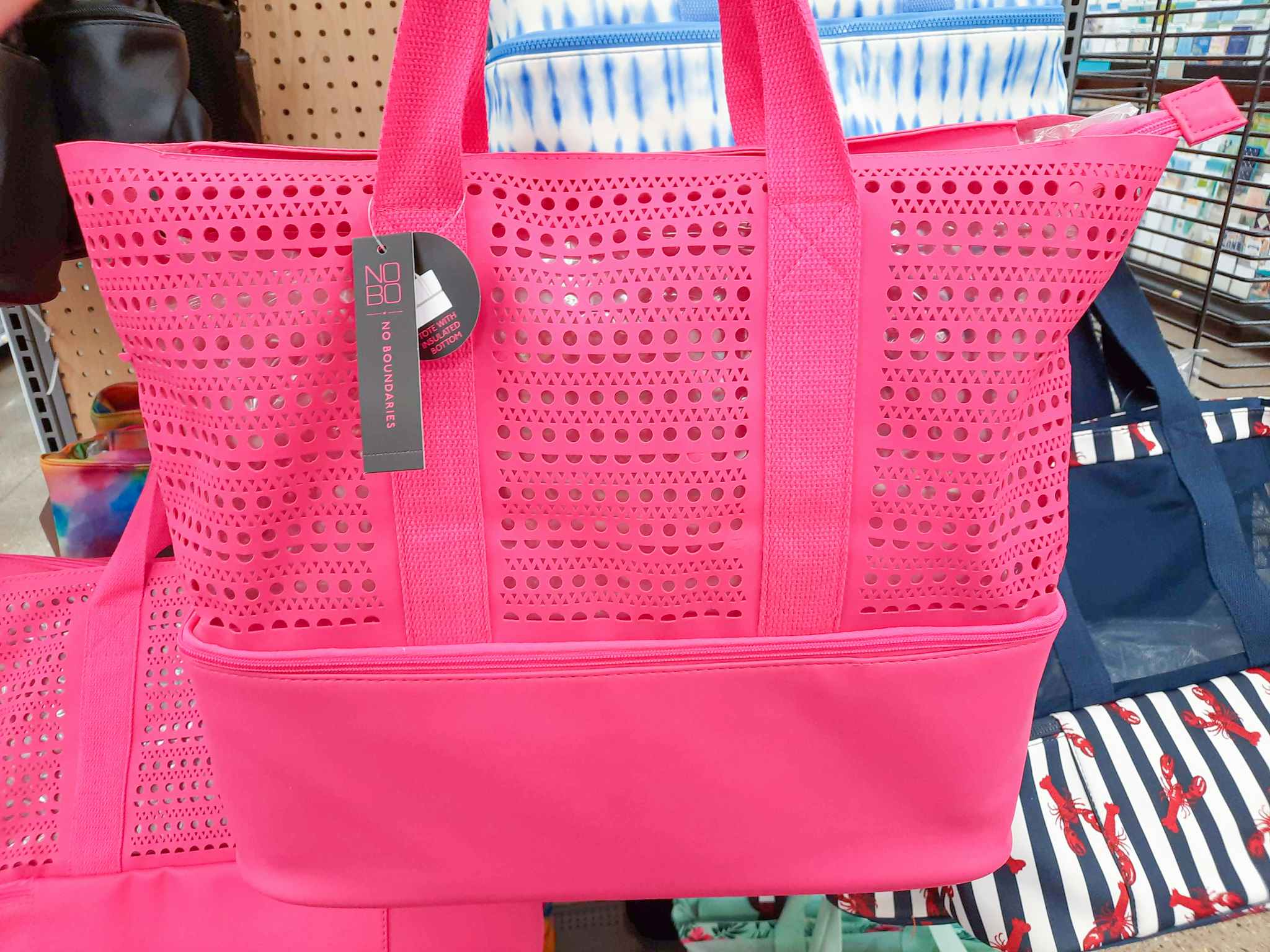 No Boundaries Beach Tote Bag With Cooler Bottom at Walmart