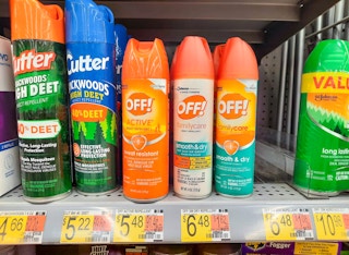 Off! Insect Repellent on shelf at Walmart