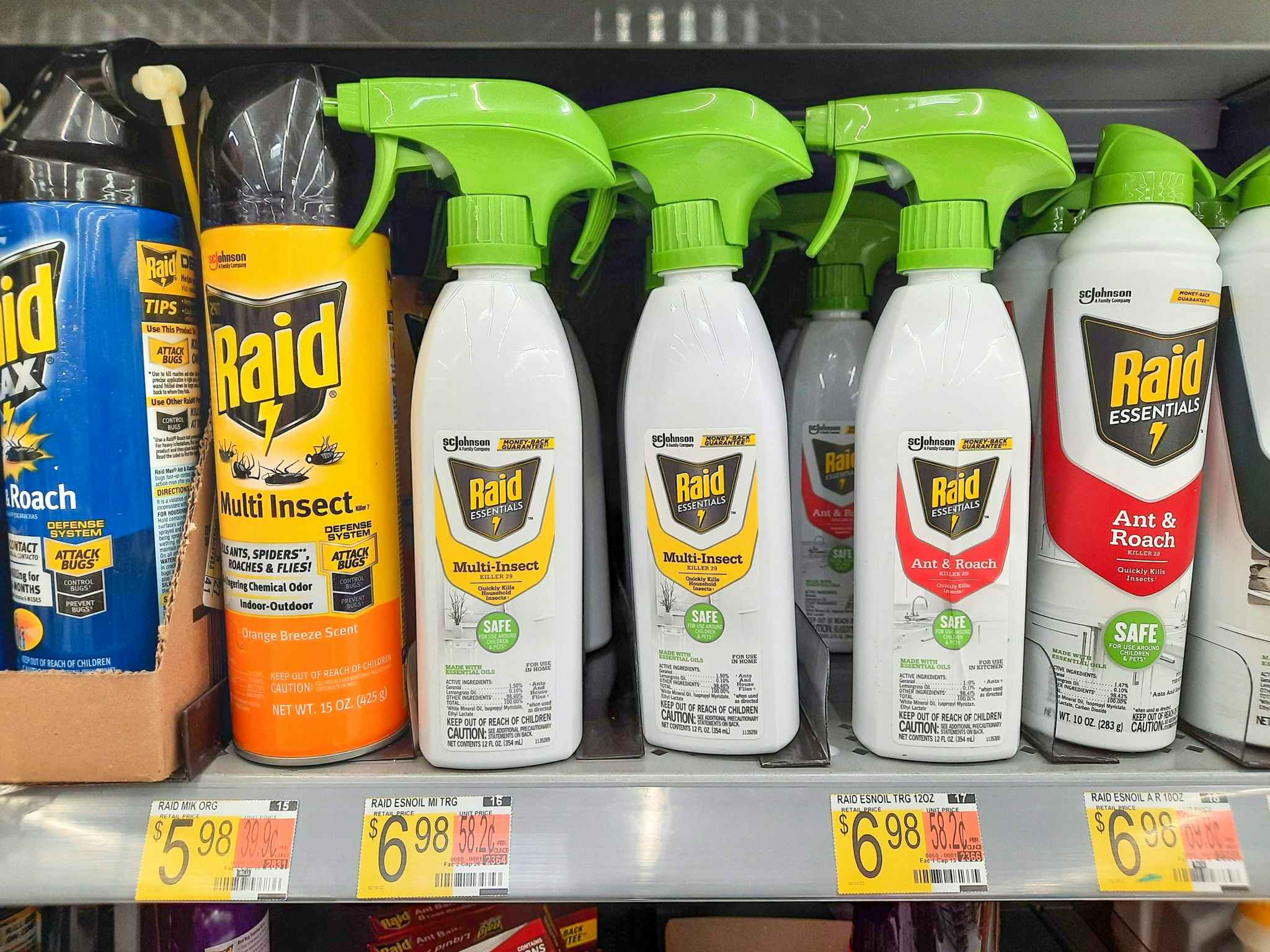 Raid Essentials at Walmart
