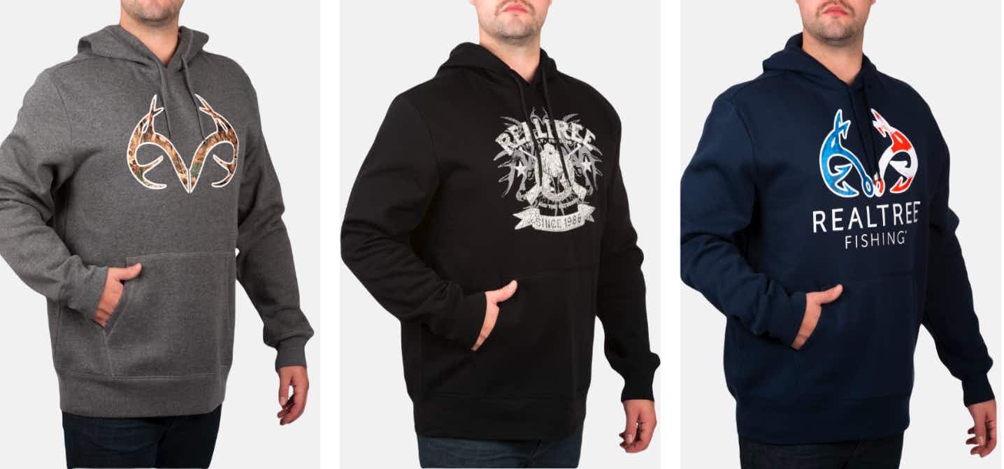 realtree mens graphic hoodies