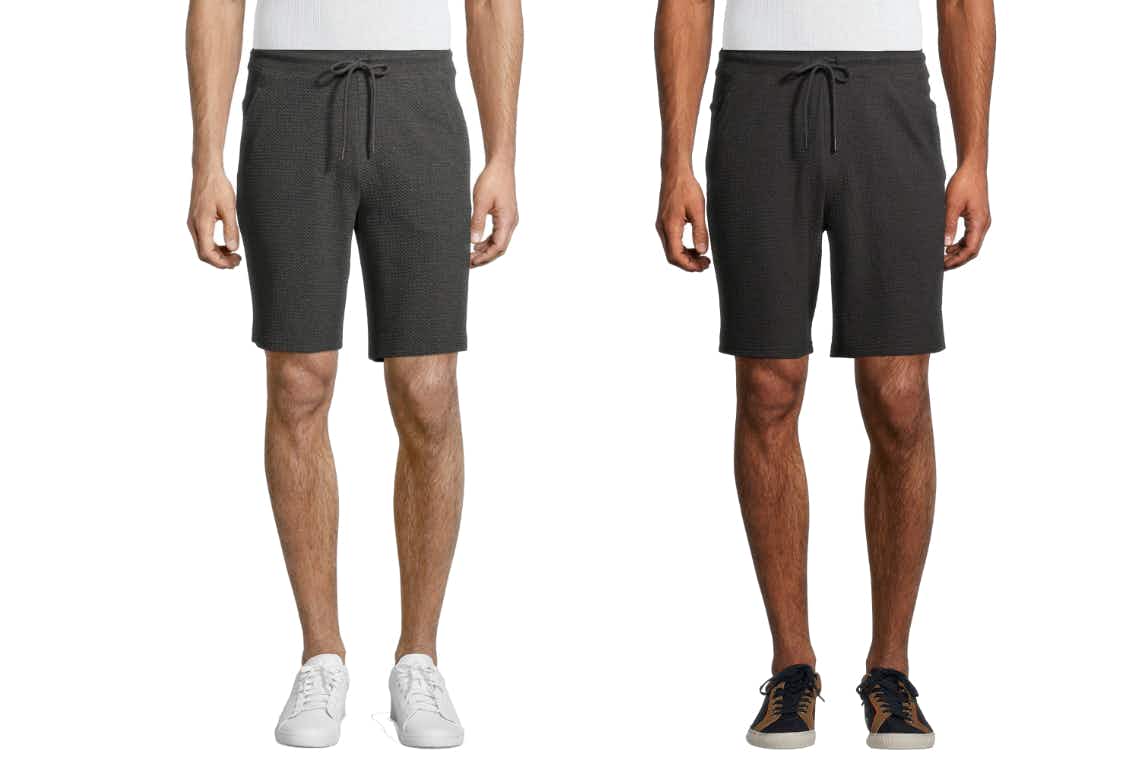 russell textured shorts