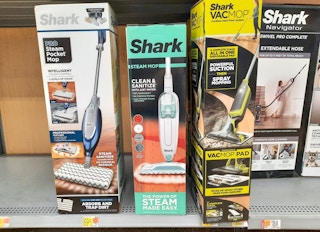 Shark Steam Mop on display at Walmart