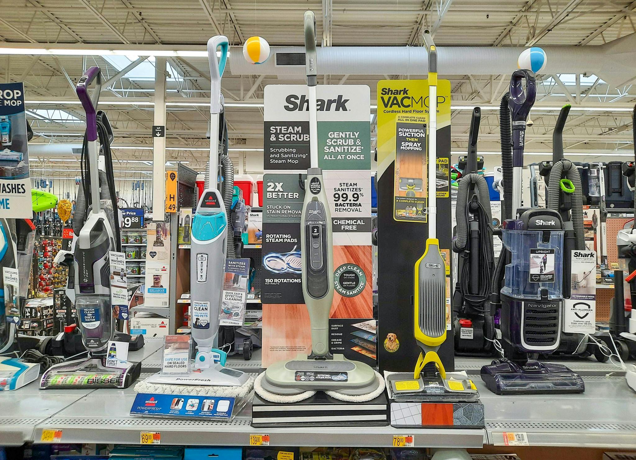 Shark Steam Mop, Only $69 at Walmart 