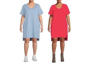 terra and sky t-shirt dress