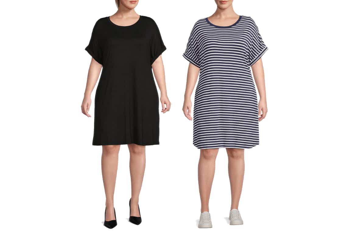 terra and sky t-shirt dress