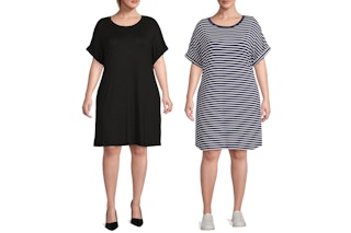 terra and sky t-shirt dress
