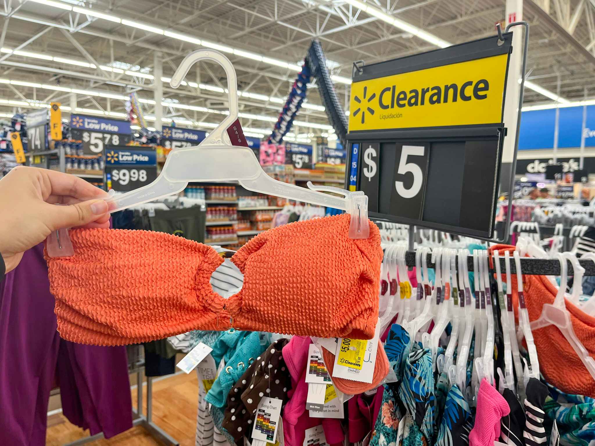 time and tru swimsuit clearance at walmart