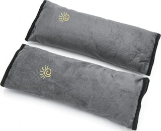 unique bargains seatbelt pillow in gray