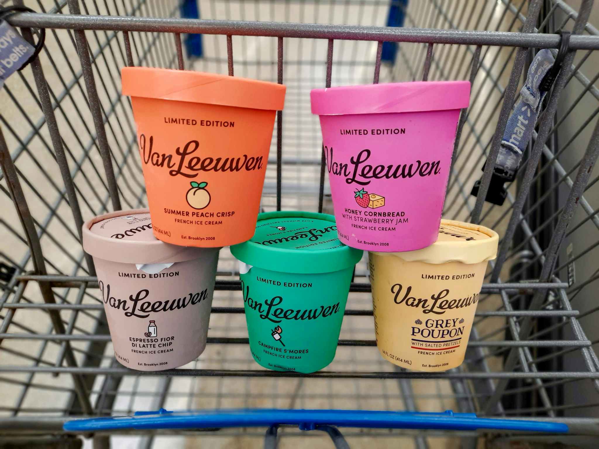 van leeuwen french ice cream in walmart cart