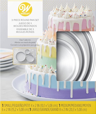 wilton 3-piece round pan set