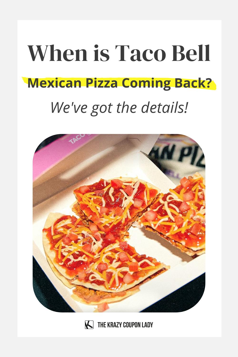 Taco Bell Mexican Pizzas Are Back — and Multiplying
