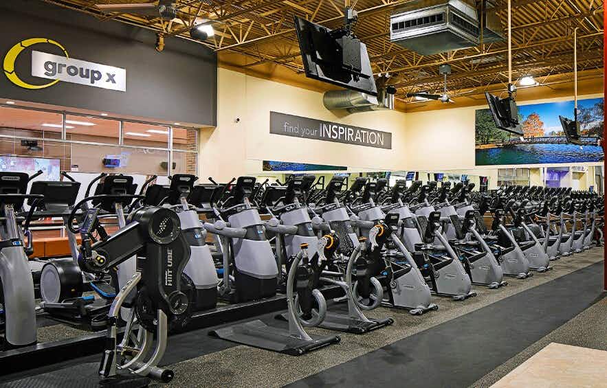 24-hour fitness gym interior