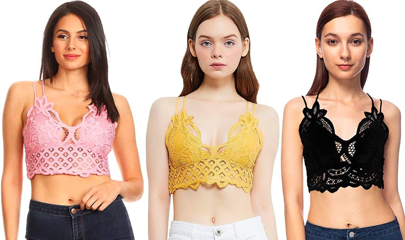 image of anna kaci lace bralette