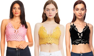 image of anna kaci lace bralette