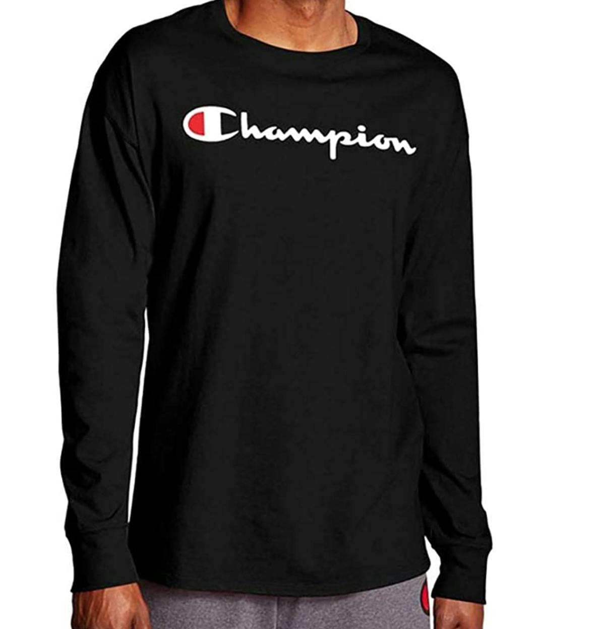 black long sleeve champion