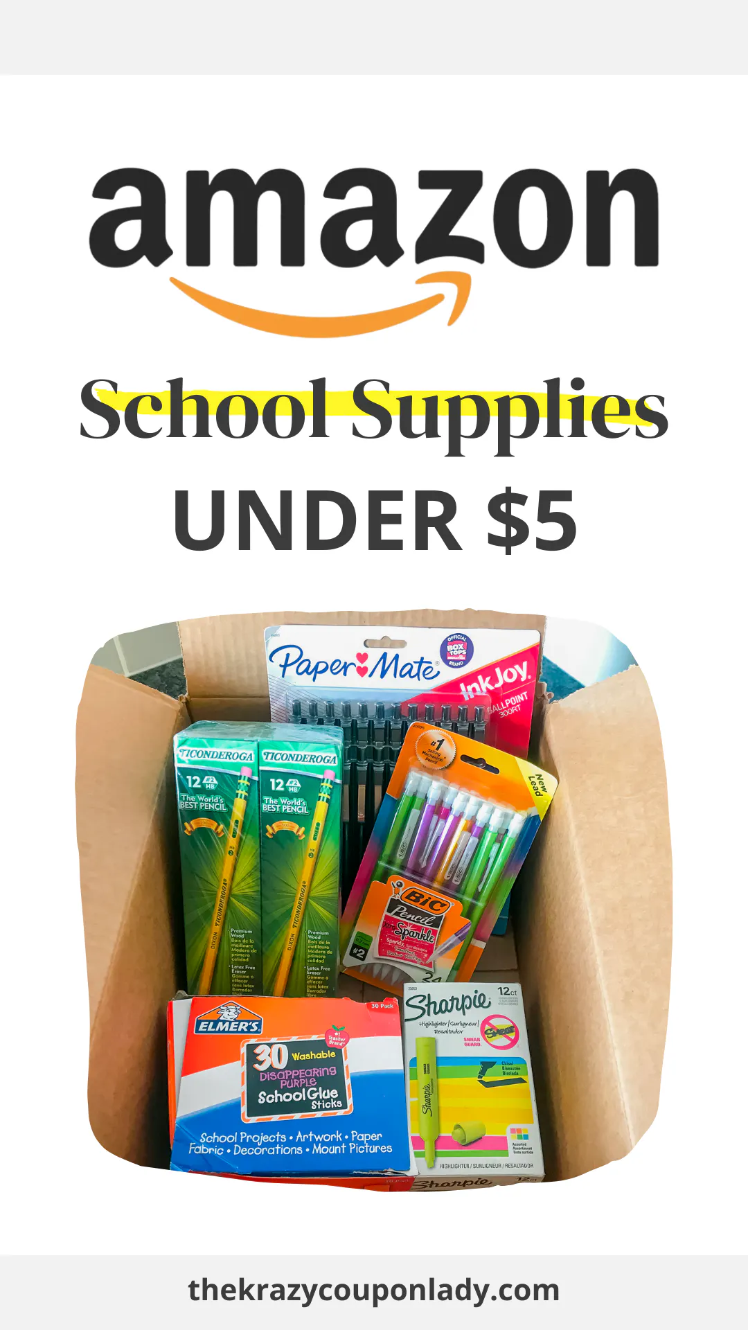 Amazon School Supplies Under 5 The Krazy Coupon Lady