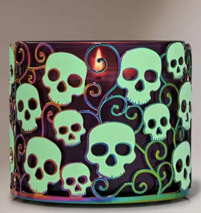 halloween 3 wick candle holder