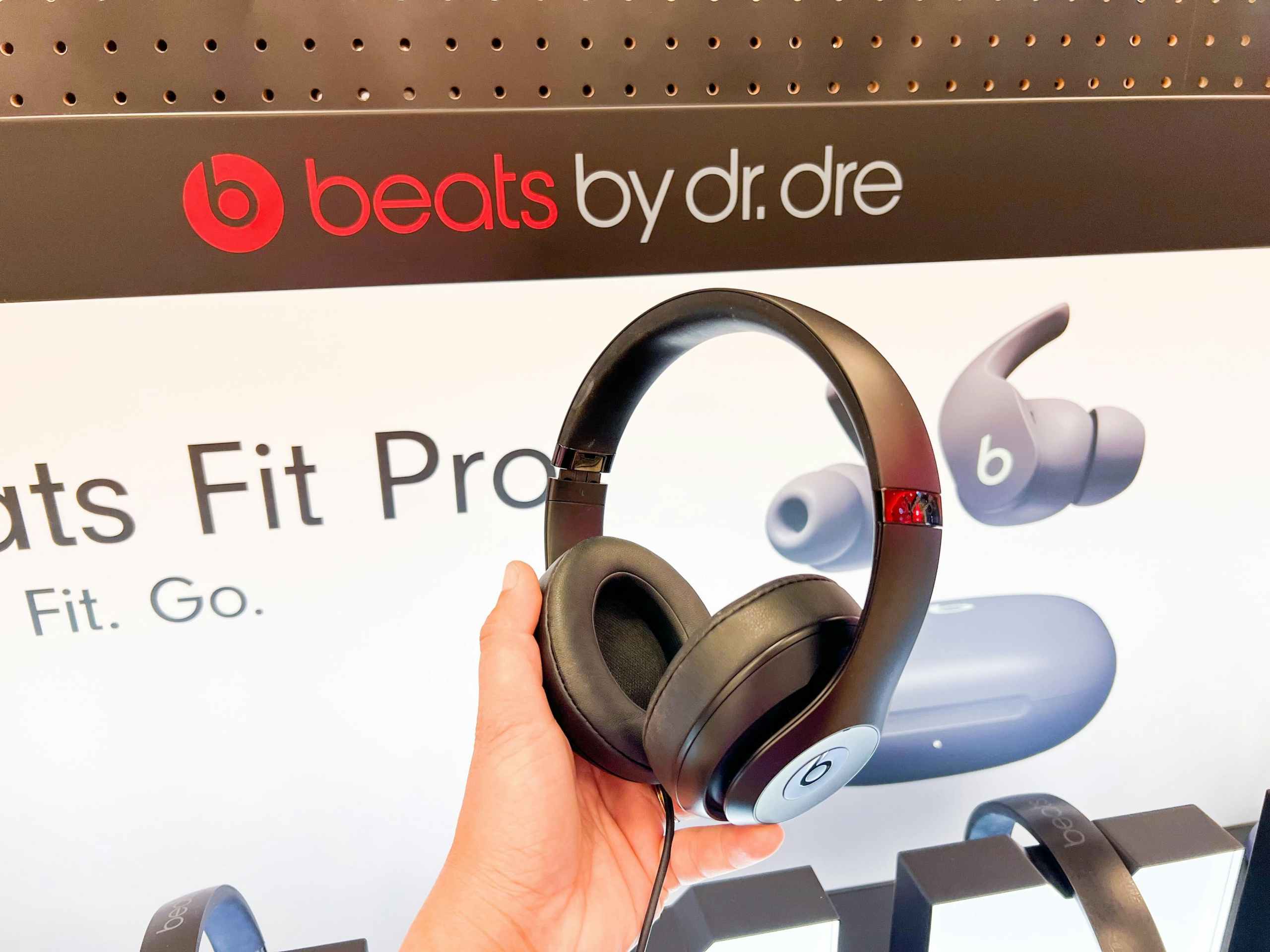Beats By Dre headphones on display at Target