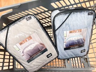 UGG ombre throw blankets in cart pink and blue