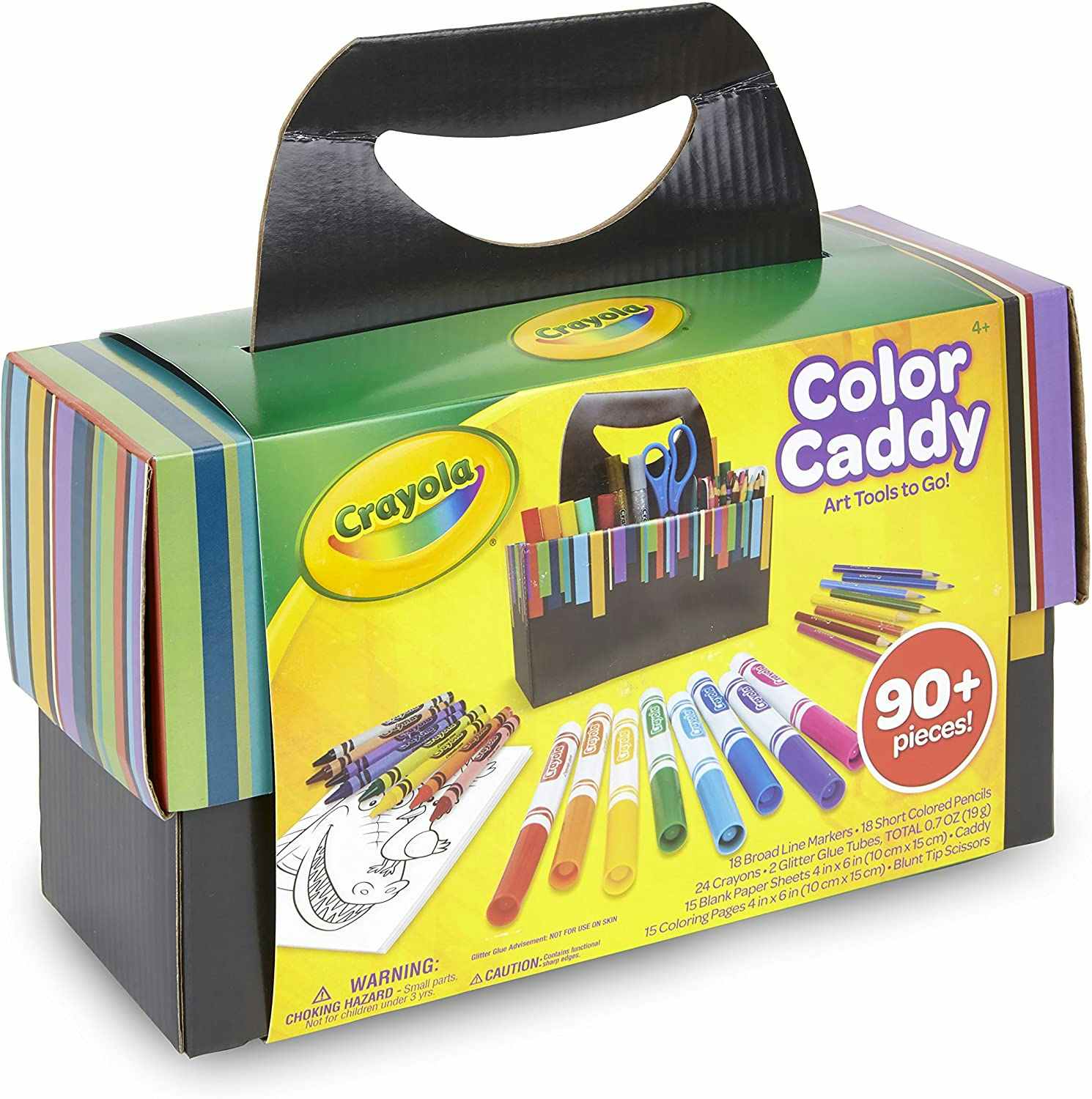gifts for 2 year olds - A Crayola Color Caddy on a white background.