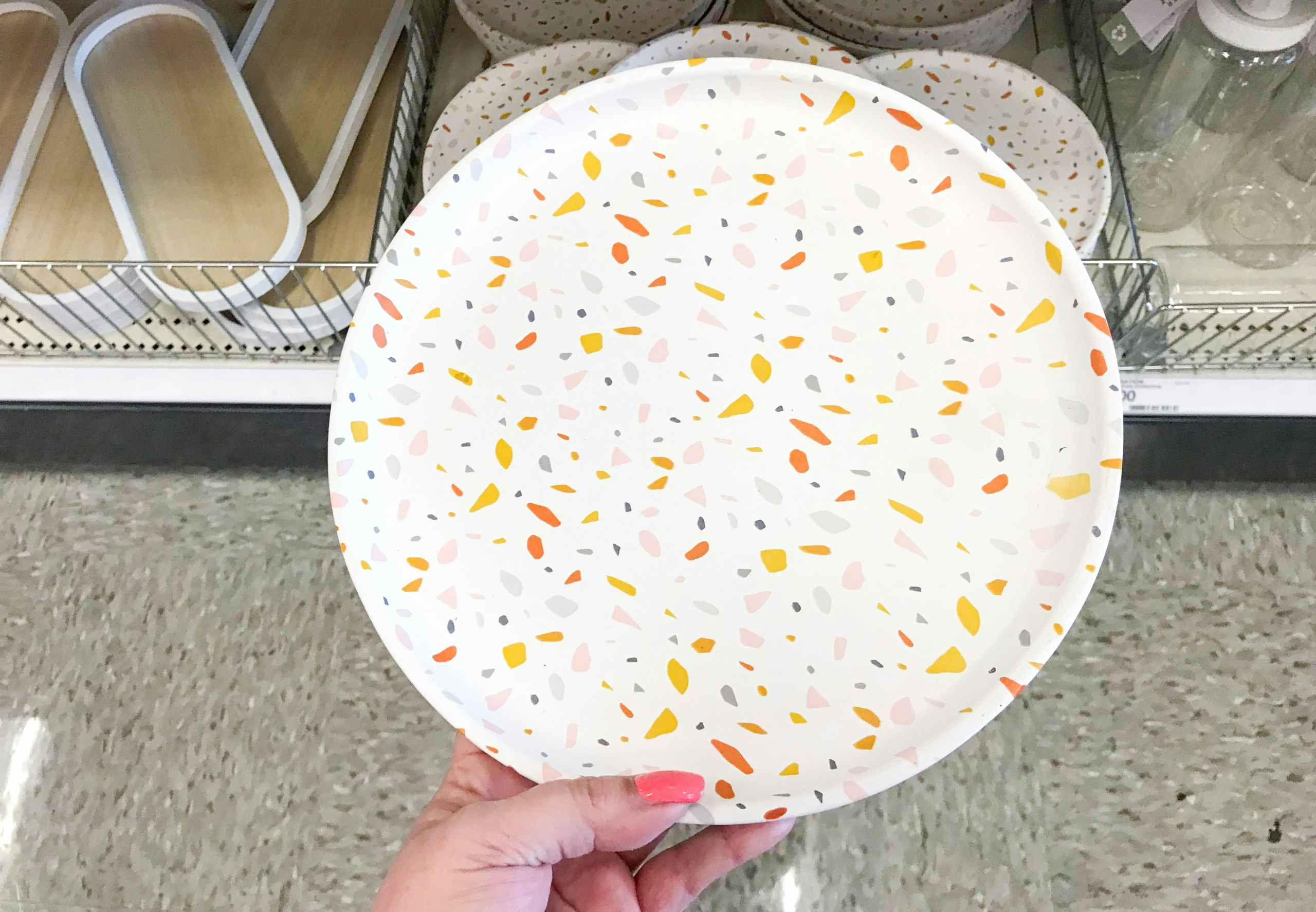 ceramic candle tray at Target