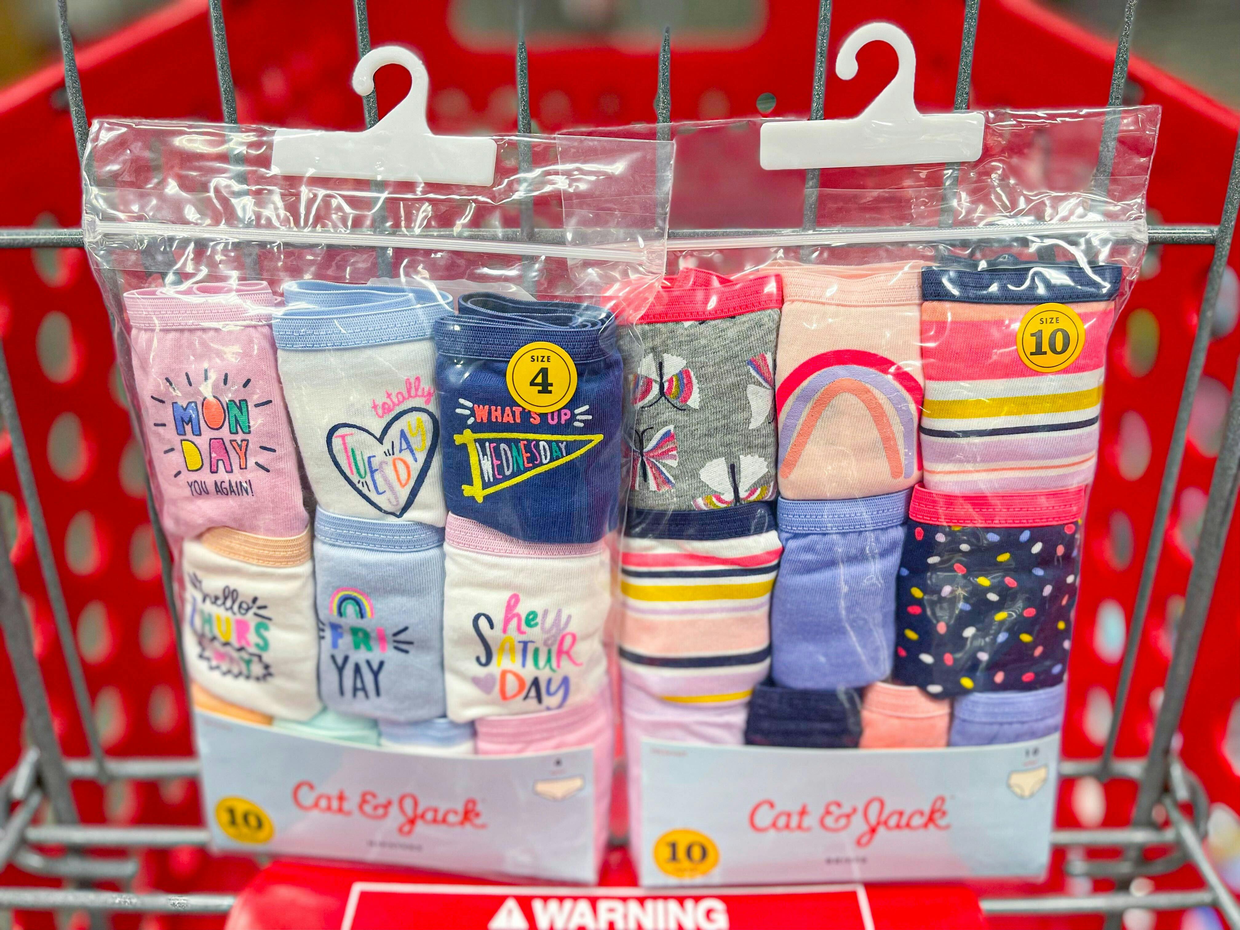 Cat & Jack Underwear 10Packs, Only 6.64 at Target The Krazy Coupon Lady