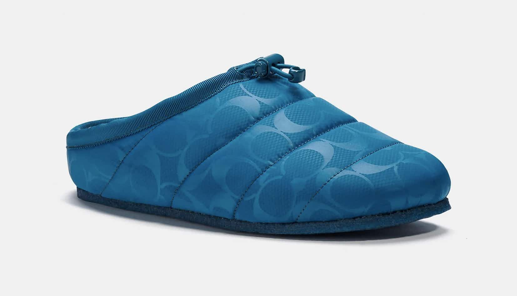 coach rachelle blue womens slippers