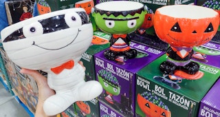 mummy frankenstein and pumpkin halloween bowls at costco