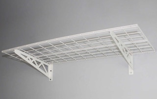 saferacks mounted on a gray wall