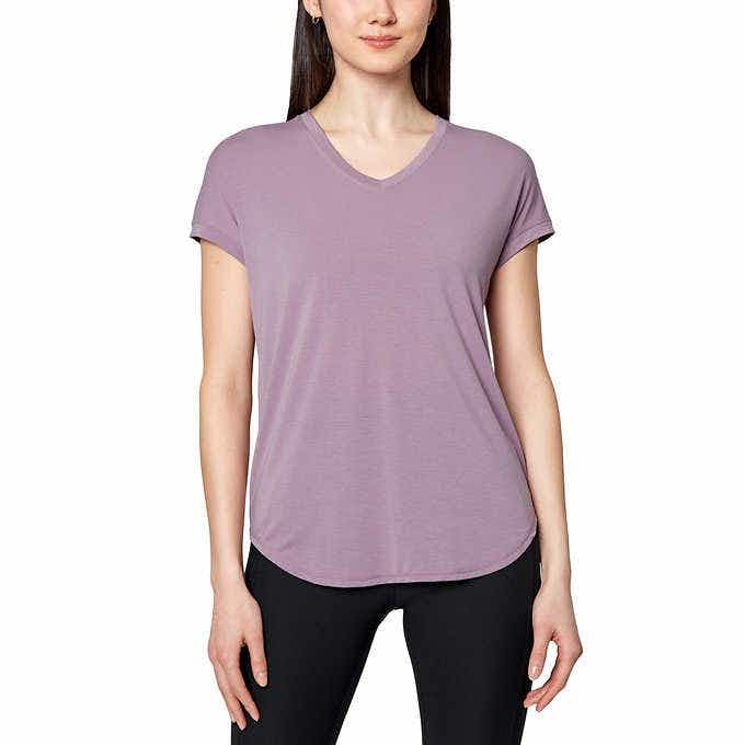 women modeling a tee shirt