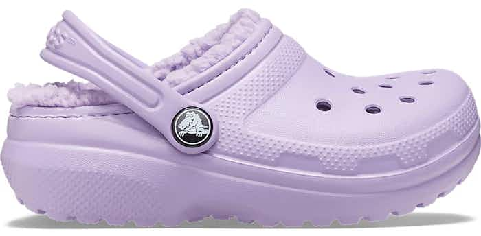 crocs kids classic lined clog