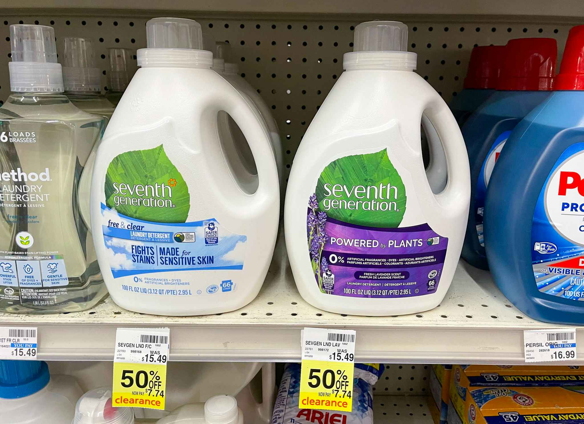 seventh generation laundry detergent clearance