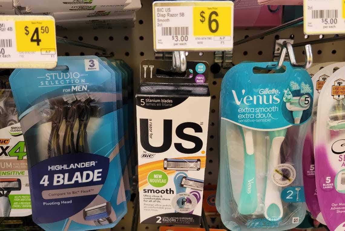 Dollar General Bic Us. razors 