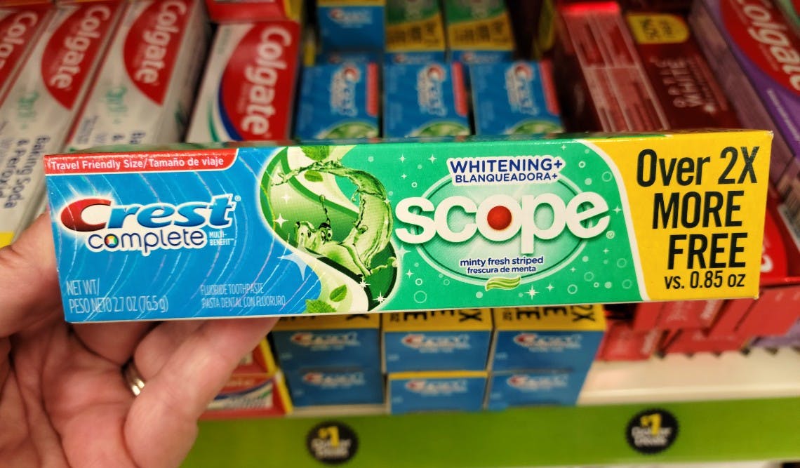 dollar general crest toothpaste