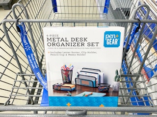 image of mesh desk organizer kit