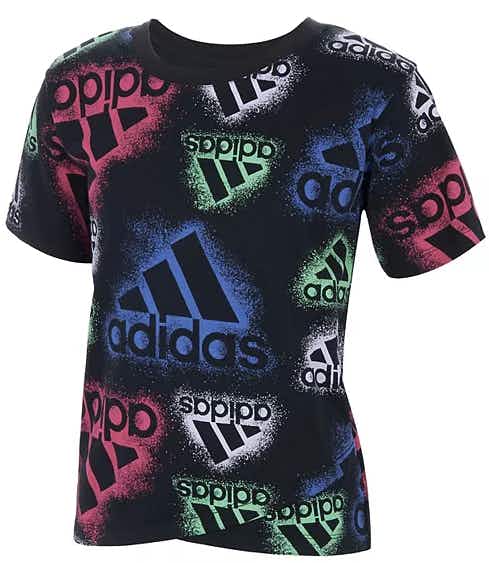 adidas girls logo tee at kohl's