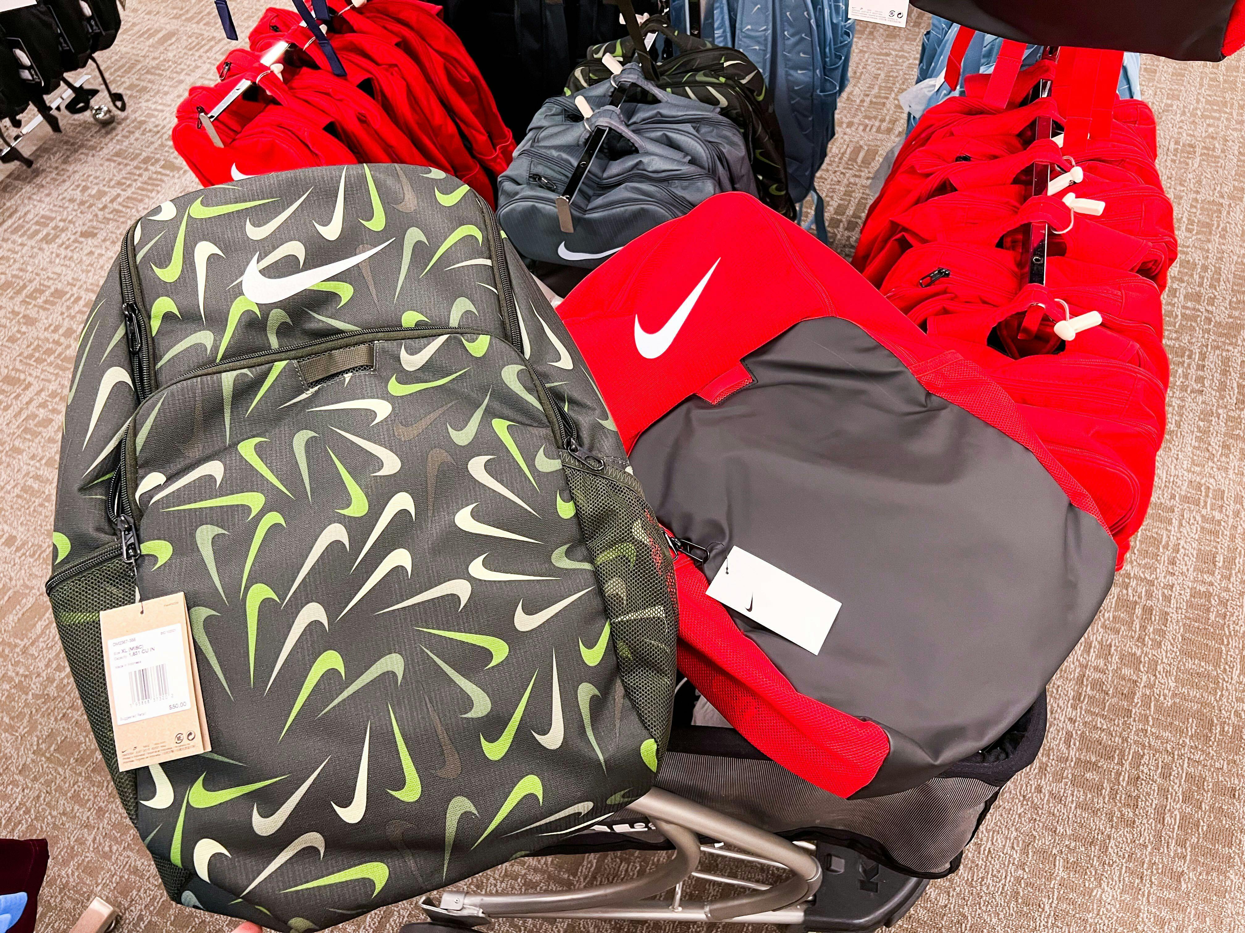 kohls nike duffle bag