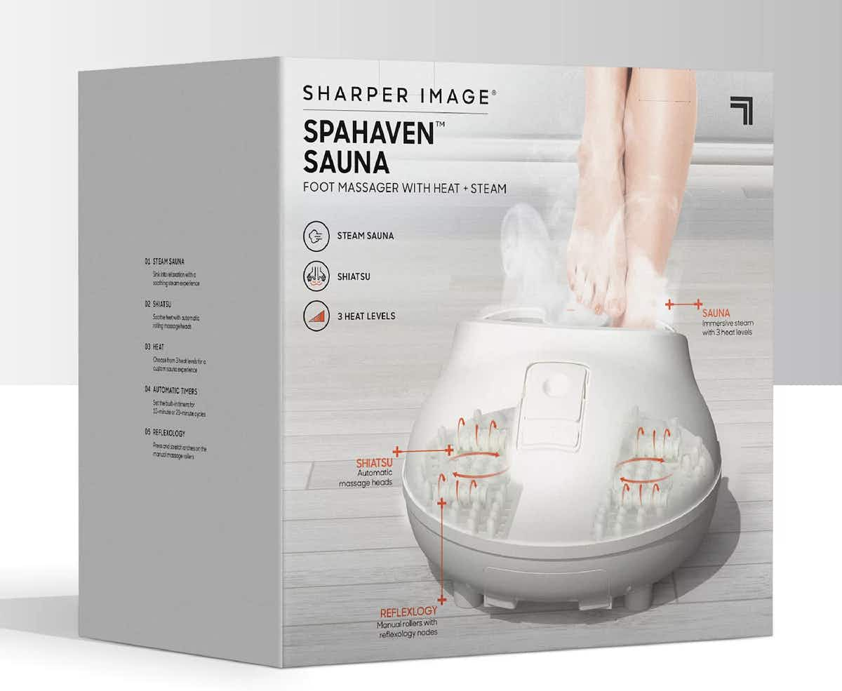 sharper image foot sauna at kohl's