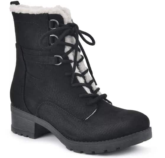 Sonoma Goods For Life® Platypus Women's Sherpa-Lined Combat Boots