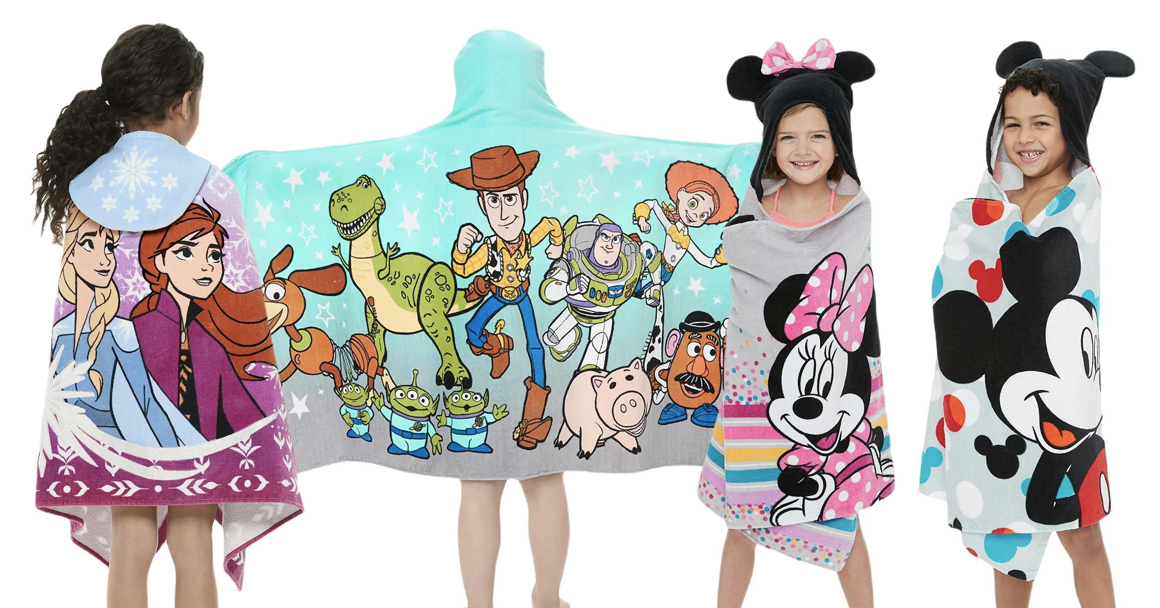 the big one disney hooded towels at kohl's